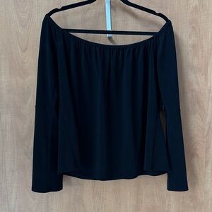 Express Black Off-Shoulder Blouse
